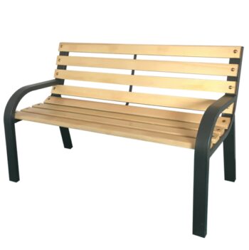 Detská drevená lavička na ihrisko 81 x 38 x 56 cm