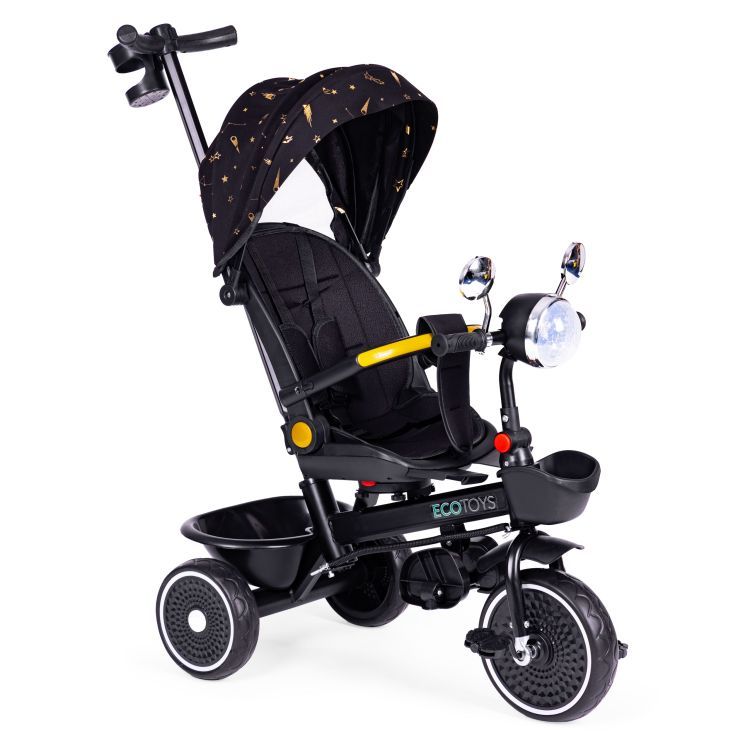 Detská trojkolka 2v1 s otočným sedadlom a strieškou Detská trojkolka 2v1 s otočným sedadlom a strieškou