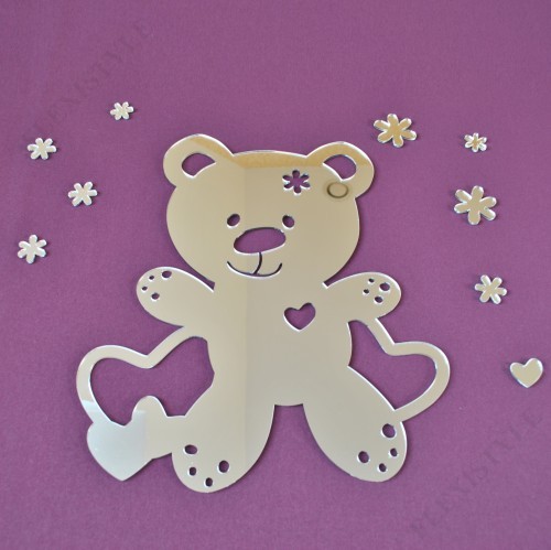 Detské dekoračné zrkadlo macík Detské dekoračné zrkadlo macík