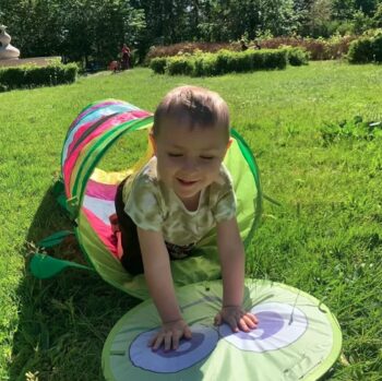 Detský tunel na hranie - húsenica 165 cm