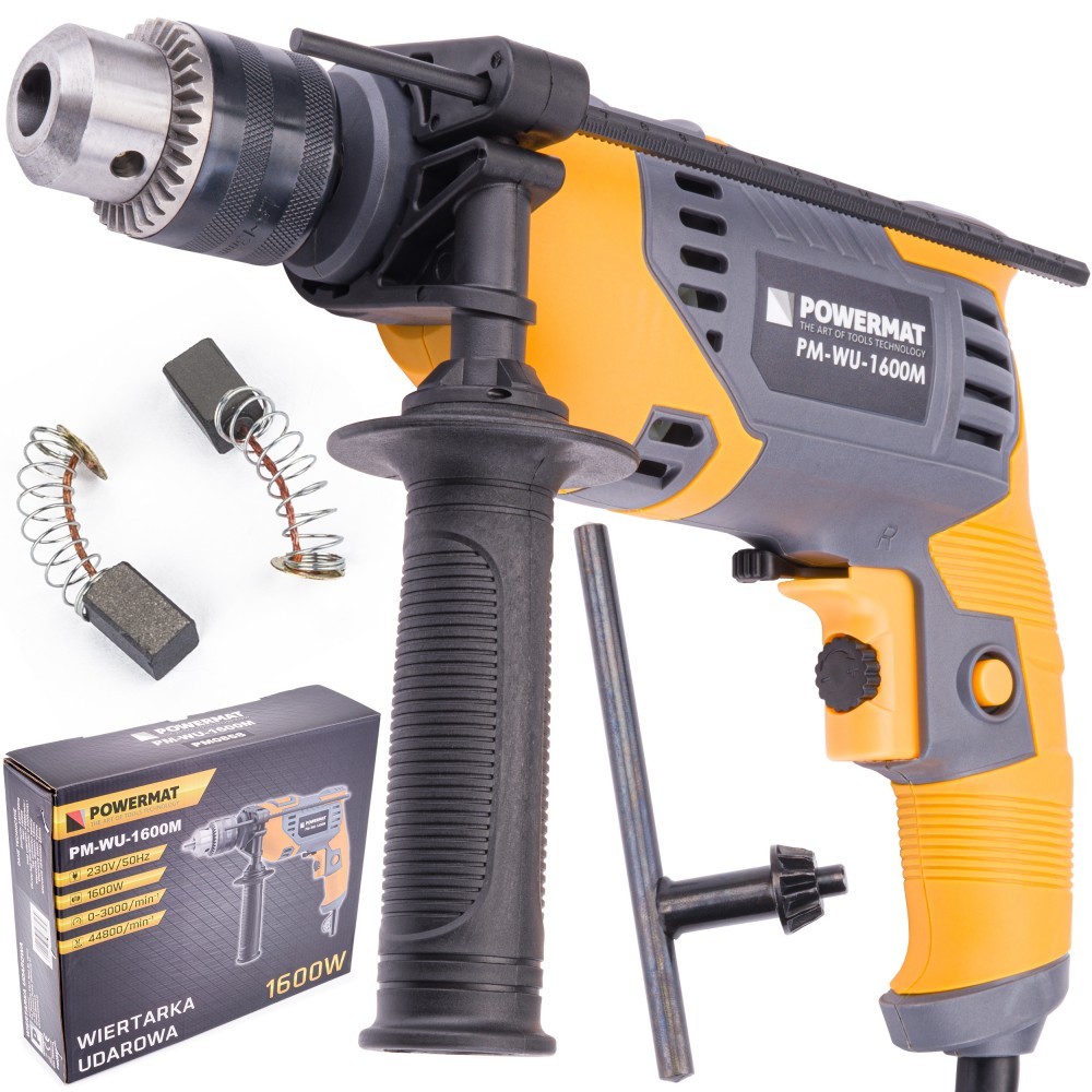 Elektrická príklepová vŕtačka výkonom 1600W PM-WU-1600M Elektrická príklepová vŕtačka výkonom 1600W PM-WU-1600M