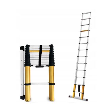 Hliníkový teleskopický rebrík 13-stupňový 150 kg