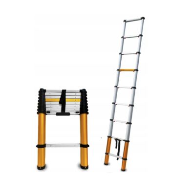 Hliníkový teleskopický rebrík 9-stupňový 150 kg