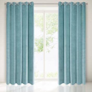 Jemný mentolový záves na kruhy 140 x 250 cm Šírka: 140 cm | Dĺžka: 250 cm