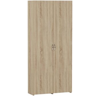 Kancelársky skriňový regál MODERN B-80-2D - rôzne farebné prevedenia sonoma