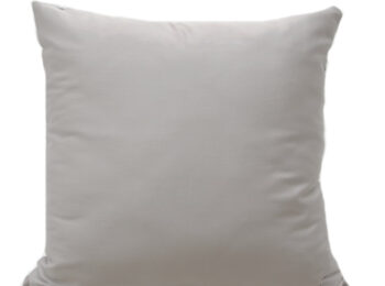 Klasická svetlo sivá obliečka na vankúš 40x40 cm