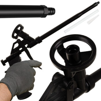 Kovová pištoľ na montážnu penu