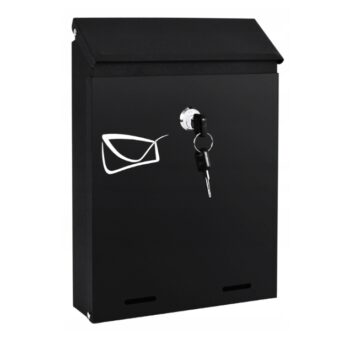 Kovová poštová schránka so zámkom - 26 x 18,5 x 5,5 cm