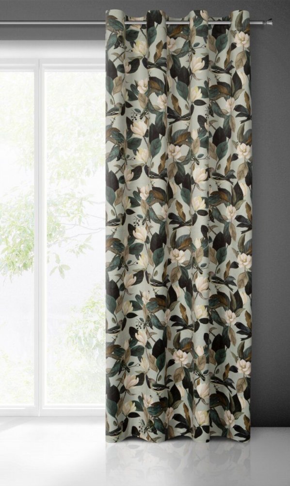 Krásny zamatový záves s motívom Botanica Krásny zamatový záves s motívom Botanica