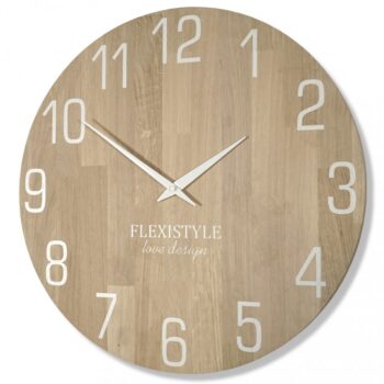 Kvalitné dubové nástenné hodiny 50 cm