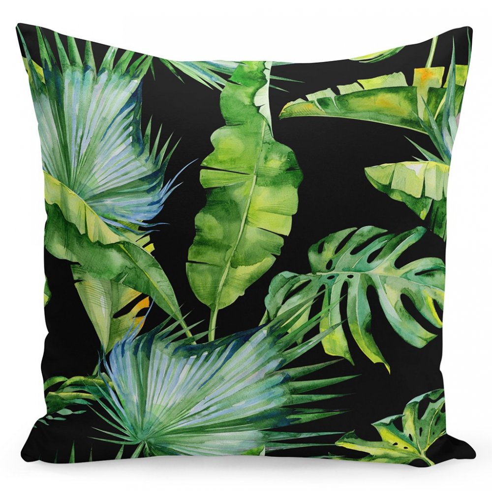 Luxusné obliečky na vankúše s motívom listov 45x45 cm Luxusné obliečky na vankúše s motívom listov 45x45 cm