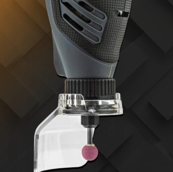 Mini priama brúska PM-MST-200T s LCD displejom - 180-dielna sada príslušenstva