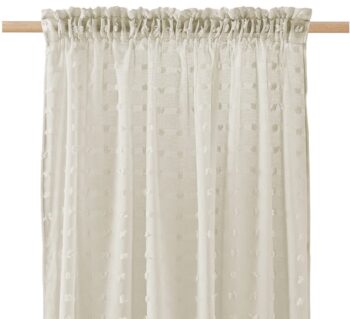 Moderné vzorované záclony do izby