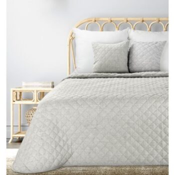 Moderný prehoz na posteľ béžovej farby