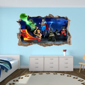 Nálepka na stenu lego Batman 47x77cm