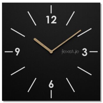 Nástenné hodiny Scandic 30 cm - čierne