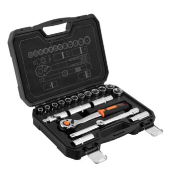 Nástrčné kľúče 1/2, sada 20 ks, CrV 10-032 NEO