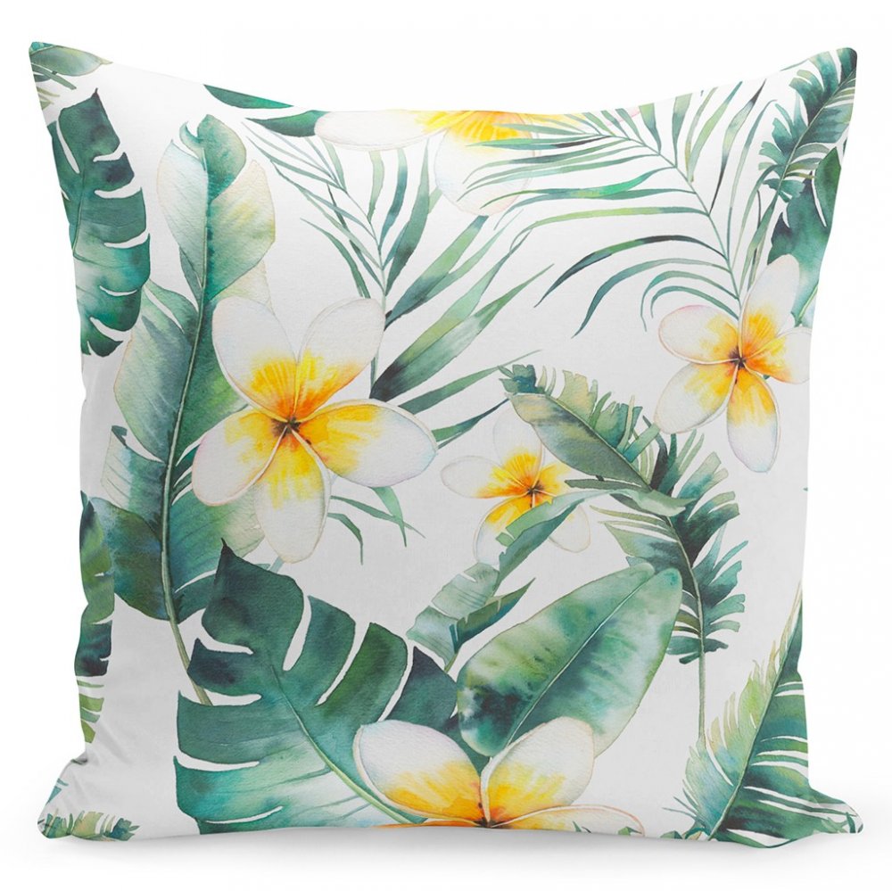 Návliečky na vankúše s kvetmi 45x45 cm Návliečky na vankúše s kvetmi 45x45 cm