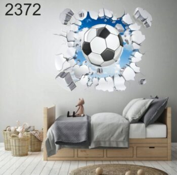 Originálna nálepka pre chlapca futbalistu 120 x 120 cm