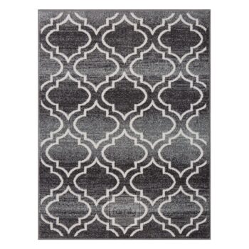 Originálny sivý koberec v škandinávskom štýle Šírka: 160 cm | Dĺžka: 220 cm