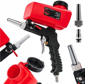 Pieskovacia pištoľ so zásobníkom 650 ml - tlak 5–8 bar