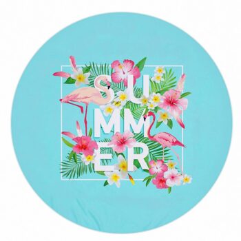 Plážové osušky s nápisom SUMMER Priemer: 150 cm