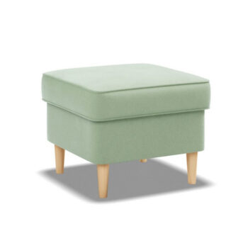 Praktická taburetka k ušiaku v zelenej farbe