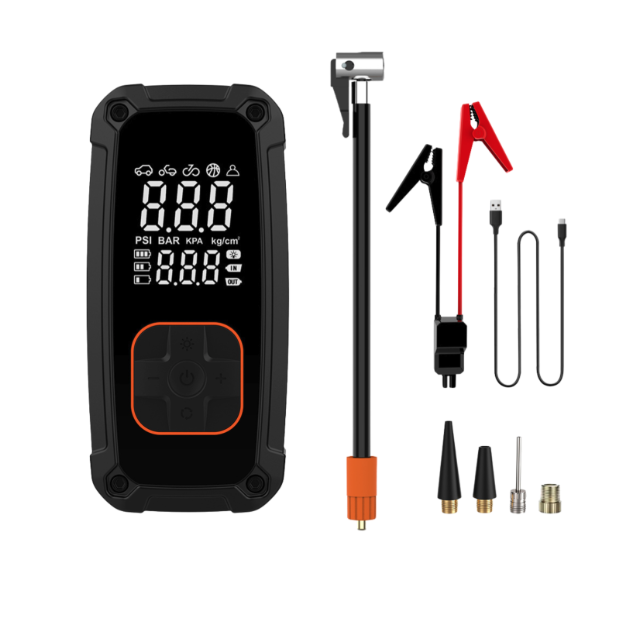 Prenosná štartovacia powerbanka s kompresorom - 3v1 Prenosná štartovacia powerbanka s kompresorom - 3v1