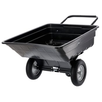 Prívesný vozík GARDENLINE čierny