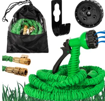 Rozťahovacia záhradná hadica s multifunkčným postrekovačom - 15 m