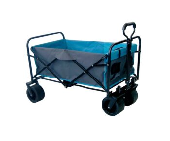 Skladací prepravný vozík - premium 150 L sivá