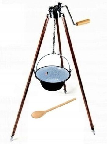 Smaltovaný kotlík 10 L so stojanom