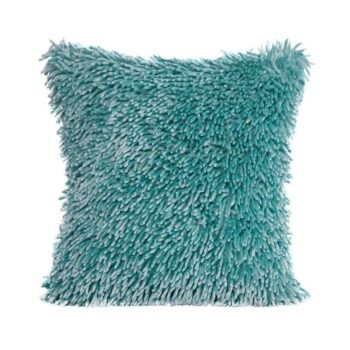 Strapcová obliečka na vankúš mätovo zelenej farby 40 x 40 cm