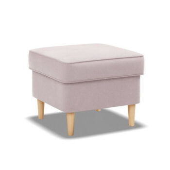 Štýlová a pohodlná ružová taburetka