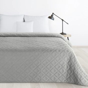 Štýlový sivý posteľný prehoz Šírka: 220 cm | Dĺžka: 240 cm