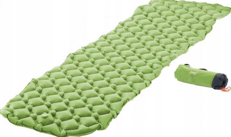 Turistická nafukovacia podložka 190 x 56 x 5,5 cm zelená Turistická nafukovacia podložka 190 x 56 x 5,5 cm zelená
