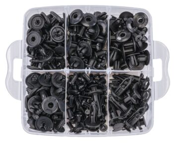 Univerzálna 635-dielna sada auto klipov a úchytiek