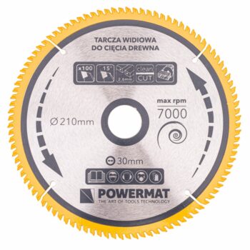 Vidiový pílový kotúč 210x30 100z TDD-210x30x100Z