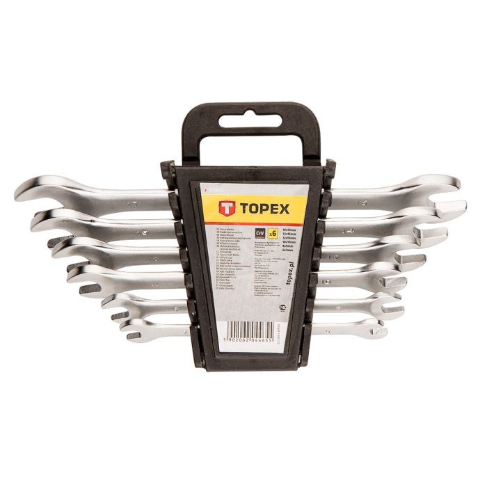 Vidlicový kľúč 6-17 mm, sada 6ks 35D655 TOPEX Vidlicový kľúč 6-17 mm, sada 6ks 35D655 TOPEX