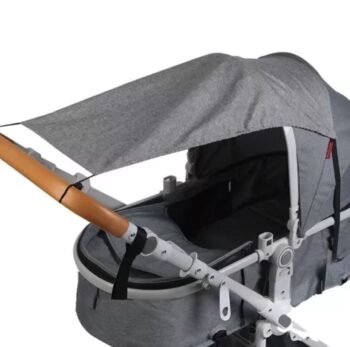 Vodoodolná slnečná clona na kočík 72 x 50 cm