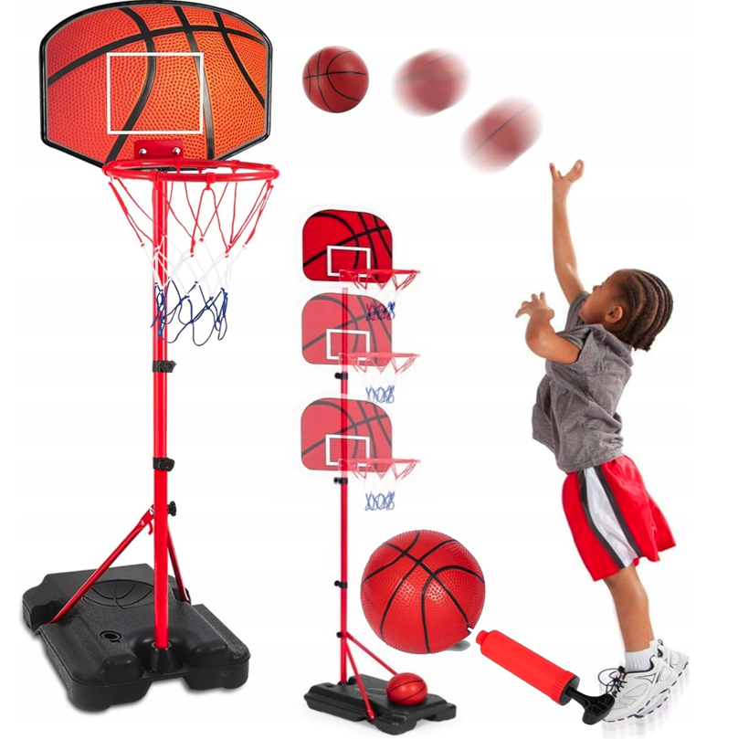 Výškovo nastaviteľný basketbalový kôš pre deti Výškovo nastaviteľný basketbalový kôš pre deti