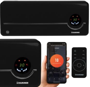 Vzduchová clona Kaminer AIRO 2000W s WiFi ovládaním a keramickým PTC ohrievačom