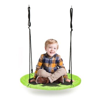 Záhradná hojdačka bocianie hniezdo 110 cm ECOTOYS zelená