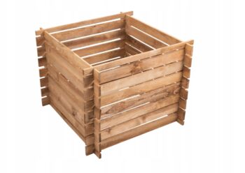 Záhradný drevený kompostér 640L