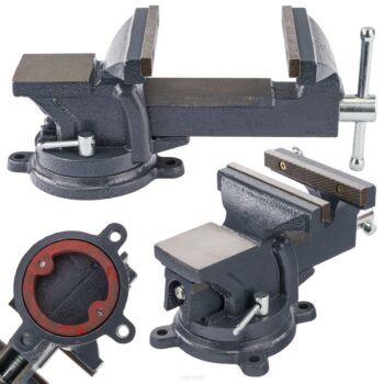 Zámočnícky zverák 125 mm otočný s nákovou