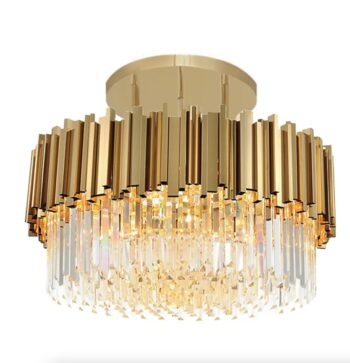 Závesné svietidlo GLAMOUR s kryštálmi