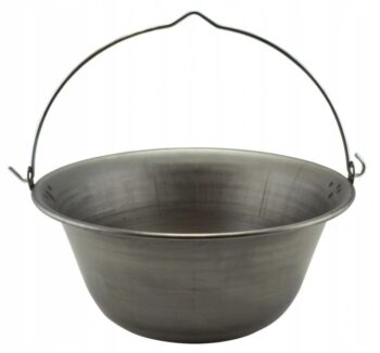 Závesný kovový kotlík 10L