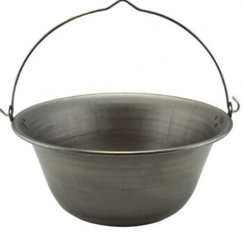 Závesný kovový kotlík 14L