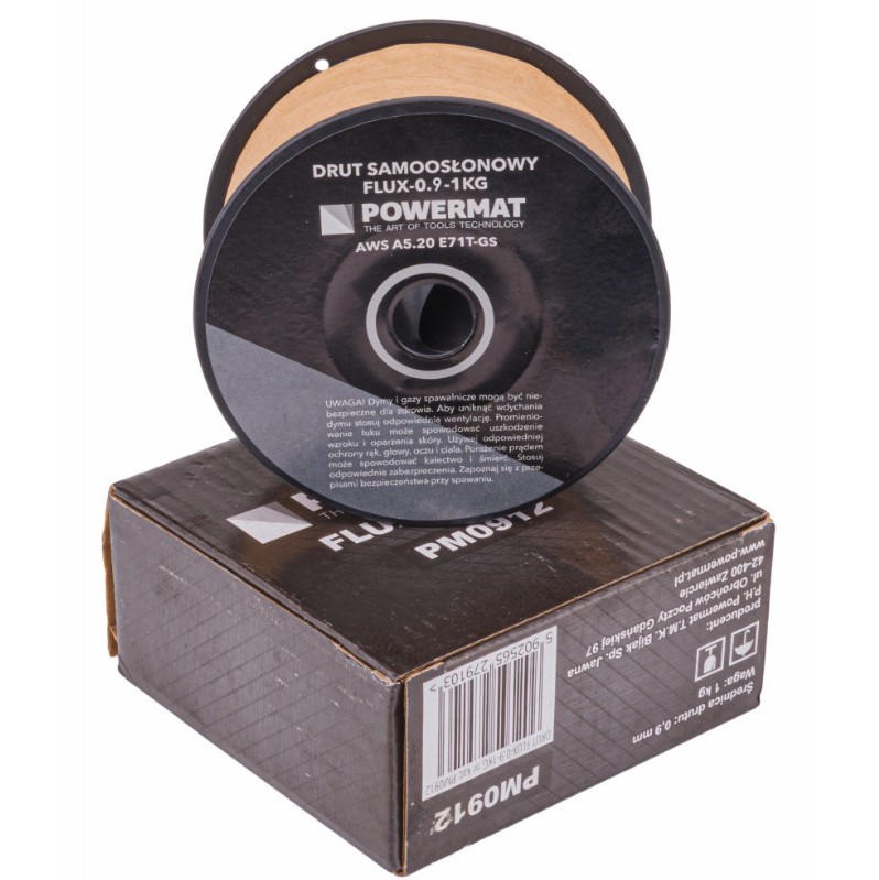 Zvárací trubičkový drôt 0,9mm 1kg FLUX-0.9-1KG Zvárací trubičkový drôt 0,9mm 1kg FLUX-0.9-1KG
