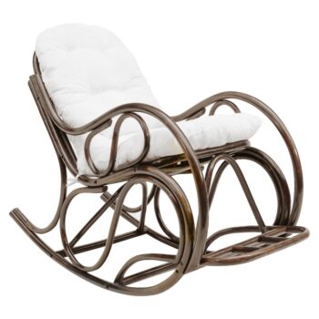 Agaton hojdacie kreslo tmavohnedá / béžová